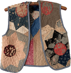 Vintage Early 1900’s Calico Quilt Vest