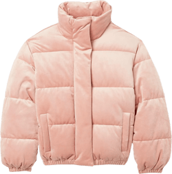 Amazon Essentials Women's Relaxed-Fit Mock-Neck Short Puffer Jacket (Available in Plus Size) (Previously Daily Ritual) 4X Dusty Pink