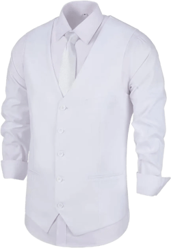 Mens Suit Vest Formal Business Dress Vest for Wedding