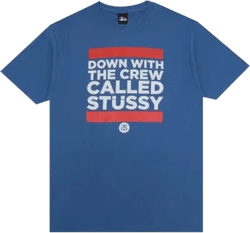 Stussy Down With The Crew Tee 'Royal Blue'