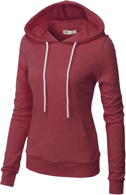 H2H Women's Slim Fit Zip Up & Pullover Hoodie Lightweight Long Sleeve Kangaroo Pocket Basic Casual Sweatshirt