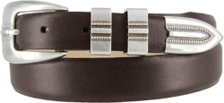 S5349 Vincente Genuine Full-Grain Cowhide Leather Dress Belt 1-1/8"(30mm) taper down to 1"(25mm) wide at Amazon Men’s Clothing store