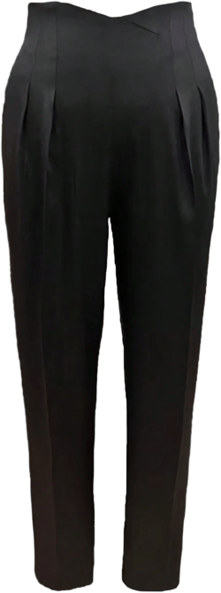 SHEIN Essnce Women's Plus Size Asymmetrical High Waist Pleated Dress Pants