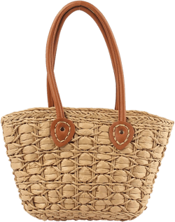 Women Beach Bag Summer Straw Handbag Woven Tote Envelope Purse Wallet Shoulder Bag