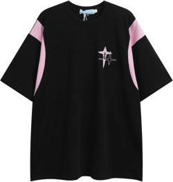 After Prom Shirt Tee Summer Retro American T-shirt Men's Fashion Brand Letter Print Loose Sports Short Sleeve