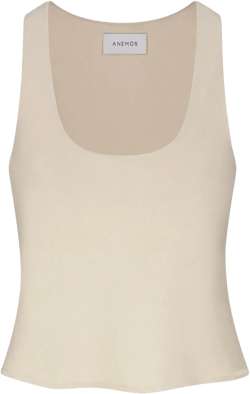 Hume Tank Top in Stretch Suiting