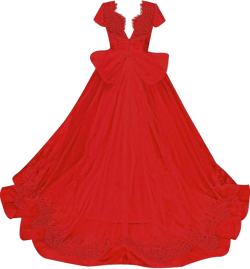 Flower Girl Dresses for Wedding Elegant Lace Applique First Communion Dress Girls Pageant Ball Gown Dress 10 Red