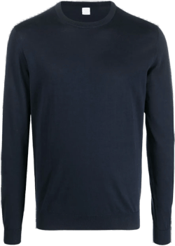 *FINAL SALE* Long Sleeve Crew Neck Sweater in Blue