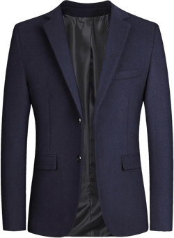 Mens Wool Blend Blazer Jacket Lightweight Herringbone Tweed Blazer Wedding Prom Dinner Two Button Casual Sport Suit Coat(C#Navy,4X-Large)