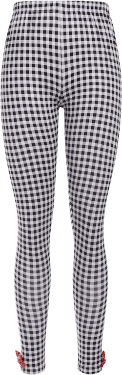 Amscan Red Riding Hood Leggings Adult Size, Black/White