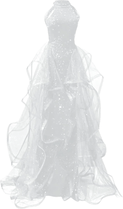 Zeeyecie High Neck Sequins Prom Dresses 2025 Long A Line Tulle Sparkly Formal Evening Dresses Ball Gowns for Women White 24 Plus