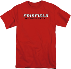 LOGOVISION Official Collegiate Distressed Est. Date Short Sleeve Unisex for Men & Women Cotton T Shirt Collection 2 X-Large Fairfield University