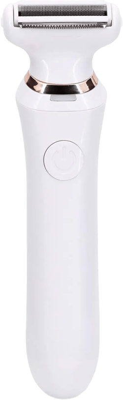 Bikini Trimmer for Women,Safety Electric Razor for Underarm Leg Arm,Wet/Dry Rechargeable Hair Removal Device for Sensitive Area,Cordless Groomer,Painless for All Skin Types, White