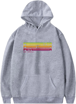 Hoodie Zero:Fever Part.1 Support Sweatshirt San Mingi Yeosang Pullover Small Gray