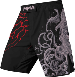 Compression Shorts Men Activewear Polyester Spandex, MMA Shorts Men Size S-2XL Gift On Birthday Medium Color 2