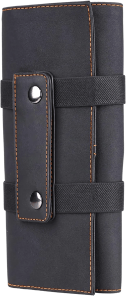 PERFEHAIR Hair Stylist Scissor Holder Pouch Cases for Hairdressers, Salon Tools Holster Bag, Soft Fabric Roll-Up Organiser