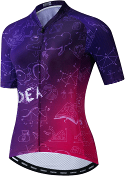 Women Cycling Jersey Clothing Short Sleeve Bikeing Youth Girls Breathable 12purple 3X-Large