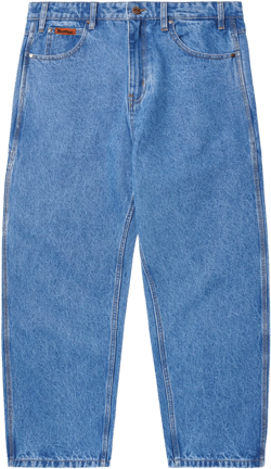 Baggy Denim Jeans (Washed Indigo)