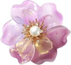 New Year Flower Brooch Pins for Women Girl Fashion Crystal/Colored Glaze Floral Blooming Lapel Pin Pearl Safety Pin Wedding Party Gifts for New Year