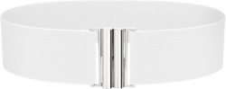 VONMELLI Wide Elastic Stretchy Belts for Women - Trimmer Stretch Waistband Retro Waist Belt for Dresses