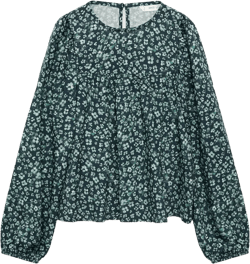 Floral print blouse