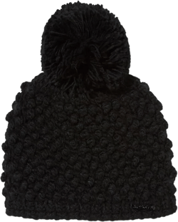 Spyder Women's Brr Berry Pom Beanie Hat One Size Black