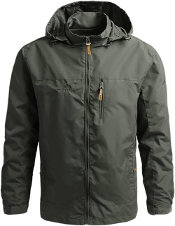 Mens Rain Jacket Zip Jacket With Hood Lightweight Windbreaker Waterproof Raincoat Outdoor Sportswear,M-5XL