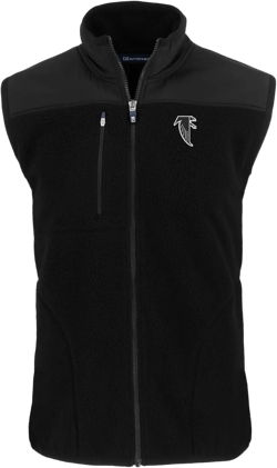Cutter & Buck Men's NFL Throwback Cascade Eco Sherpa Fleece Full-Zip Vest