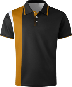 DOPOCQ Polo Shirts for Men Casual Business Fashion Color Block Polo Shirts Plus Size Lapel Golf Basic Henley Shirts XX-Large #04-black