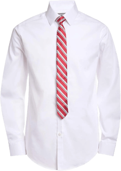 Van Heusen Boys' Big Long Sleeve Collared Button-Down Dress Shirt and Tie Set: Clothing, Shoes & Jewelry