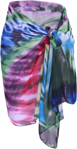 shermie Women's Lightweight Sarong Wrap Summer Beach Short Swimwear Shirt Bikini Bathing Suit Cover Up Colored