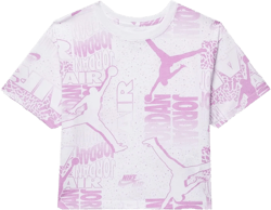 Jordan Girl's New Wave All Over Print Short Sleeve Tee (Little Kids/Big Kids)