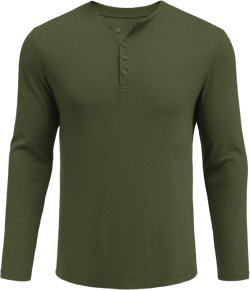COOFANDY Mens Henley Shirts Long Sleeve Fashion Tee Shirts Slim Fit 4 Buttons T-Shirts Casual Basic Pullover Top