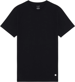Mens Organic T Shirt Black | Fair Trade T-Shirt | Cotton | Eco Friendly | Plain Black Small 3