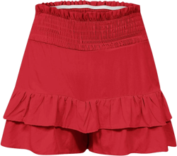Flowy Shorts for Women Casual Boho Floral Skorts Ruffle Mini Skirts Tennis Skirts High Waisted Running Skorts Rd3 Large