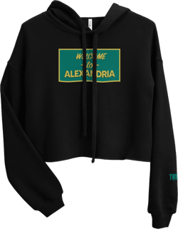 The Walking Dead Welcome to Alexandria Women's Cropped Hoodie