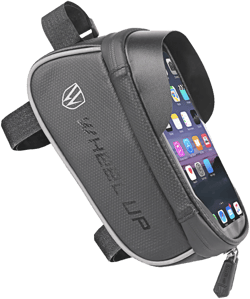 WHEELUP Waterproof Bike Frame Bag with Touchable Screen - Large Size, Ideal Bike Phone Mount Bag