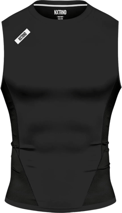 Nxtrnd Men's Compression Tank Top, Sleeveless Compression Shirt X-Large Black