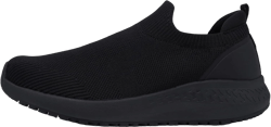 Women's Non Slip Work Shoes Food Service Waterproof Slip-Resistant Chef Shoe for Kitchen Restaurant Hospital Staff Lightweight Walking Sneakers with Easy-Clean Slip-On Design 6 All Black