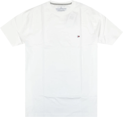 Tommy Hilfiger T-Shirt Mens Crew Neck Tee Classic Fit Short Sleeve Solid Shirt Small Bio Blue.