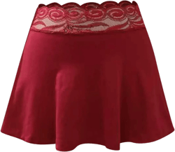 Generic babydoll lingerie for women Mini Pleated Skirts for Women Mini Plaid Skirt Short Skirts a Line Skater Skirt for Lingerie Schoolgirl corset lingerie, Large, Zmc-red : Clothing, Shoes & Jewelry