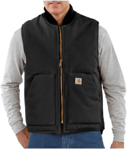 Carhartt Men's Duck Vest 3X-Large Big Black