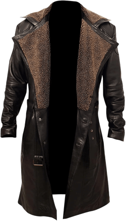 long trench coat men leather-men classic officer military black leather german long trench coat-Mens Knee Length Leather Trench Coat Black Lambskin Classic (X Large)