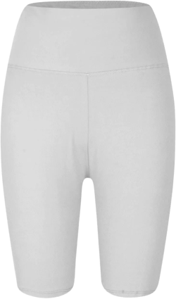 Xiaojmake Biker Shorts for Women with Pockets Super Soft Fitness Yoga Active Running Gym Short Workout Spandex Shorts for Gym White XX-Large