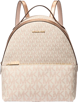 Sheila Medium Two-Tone Signature Logo Backpack