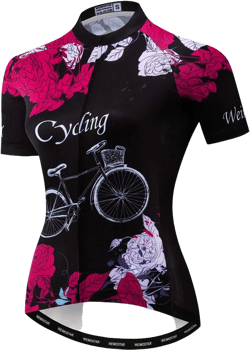 Cycling Jerseys Women Bike Shirts Short Sleeve Bicycle Clothes Breathable Stretch Labric Bicycle Uniforms Cf2080 Small