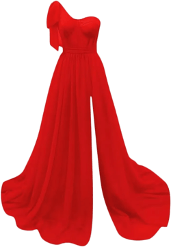 Women’s Puffy One Shoulder Bridesmaid Dresses Long Tulle A Line Prom Dress Sweetheart Party Evening Gowns QM96 8 Red
