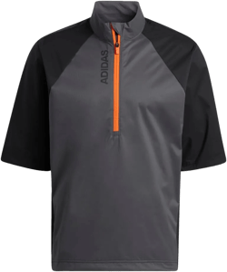 adidas Men's Provisional Short Sleeve Golf Jacket Small Black