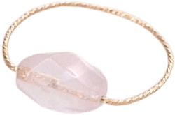 Rose Quartz Daily Serenity Ring