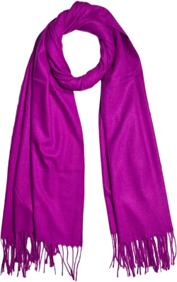 OgLuxe Wool Blend Plain Pashmina Neck Scarf – Indulgently Soft Tassels Warm Winter Wrap Shawl For Wedding Evening Events